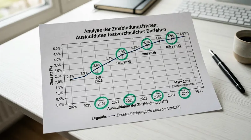 Zinsvergleich-Chart: Altzins vs. Neuzins im Zeitverlauf